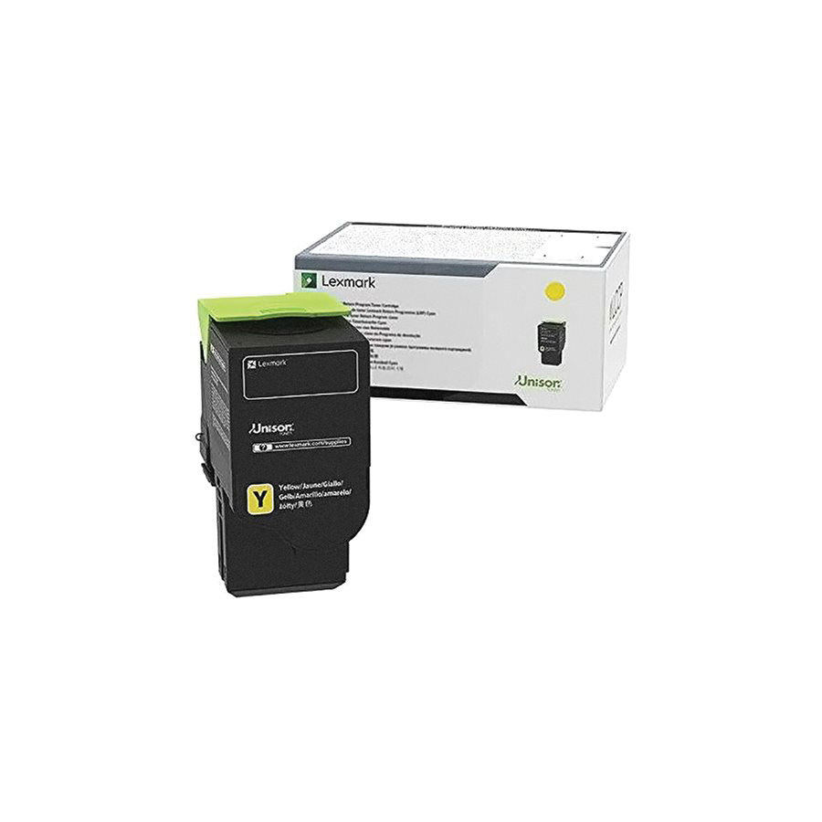 Lexmark Original Extra High Yield Laser Toner Cartridge - Yellow - 1 Each