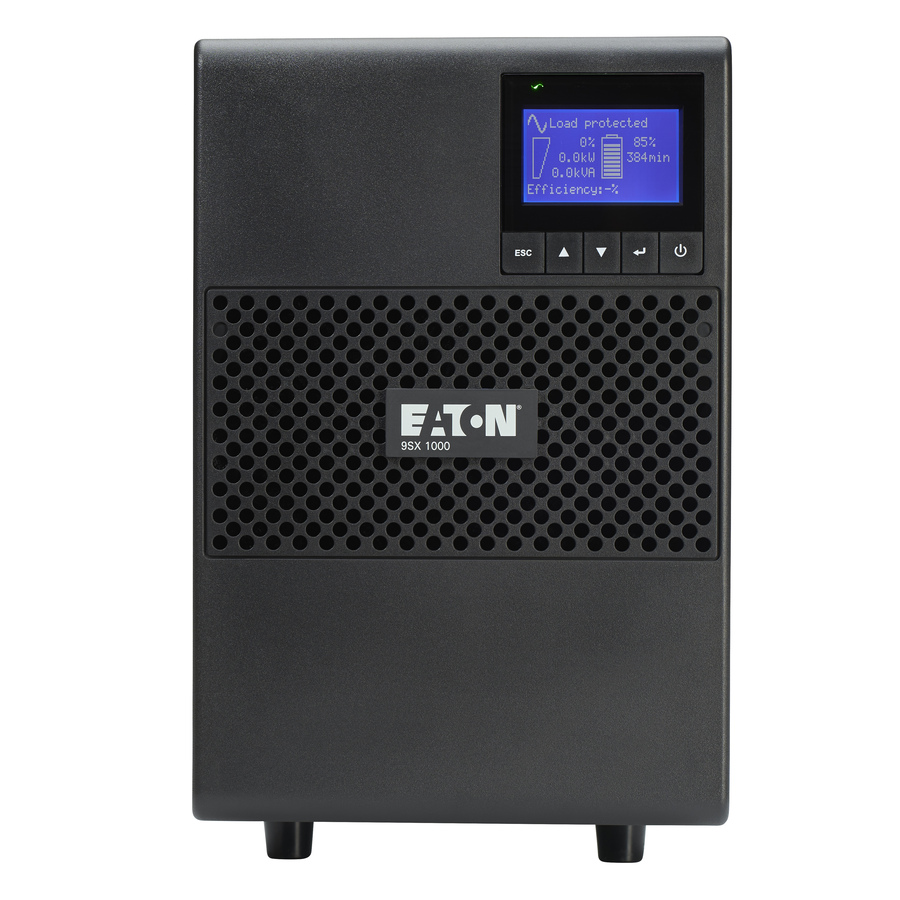 Eaton 9SX 1000VA 900W 120V Online Double-Conversion UPS - 6 NEMA 5-15R Outlets, Cybersecure Network Card Option, Extended Run, Tower