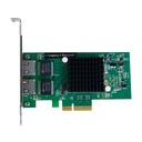 SIIG Dual-Port Gigabit Ethernet PCIe 4-Lane Card - I350-T2