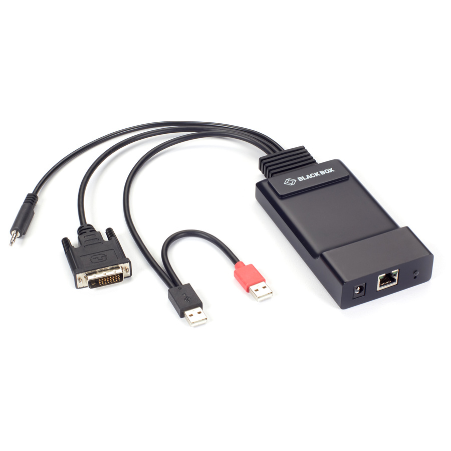 Emerald® Zero U DVI KVM-over-IP Transmitter - Single-Monitor, HD, USB-HID, Audio, 12-in.