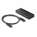 StarTech USB-C 10Gbps M.2 NVMe PCIe SSD Enclosure, 1GB/s Rugged Aluminum M.2 PCI Express M-Key Case IP67 Rated, Mac/PC, TAA