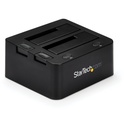 StarTech Dual-Bay USB 3.0 to SATA and IDE Hard Drive Docking Station, 2.5/3.5" SATA III and IDE (40 pin), SSD/HDD Dock, Top-Loading