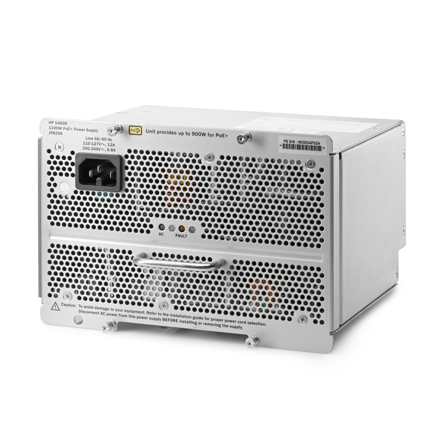 HPE 5400R 1100W PoE+ zl2 Power Supply