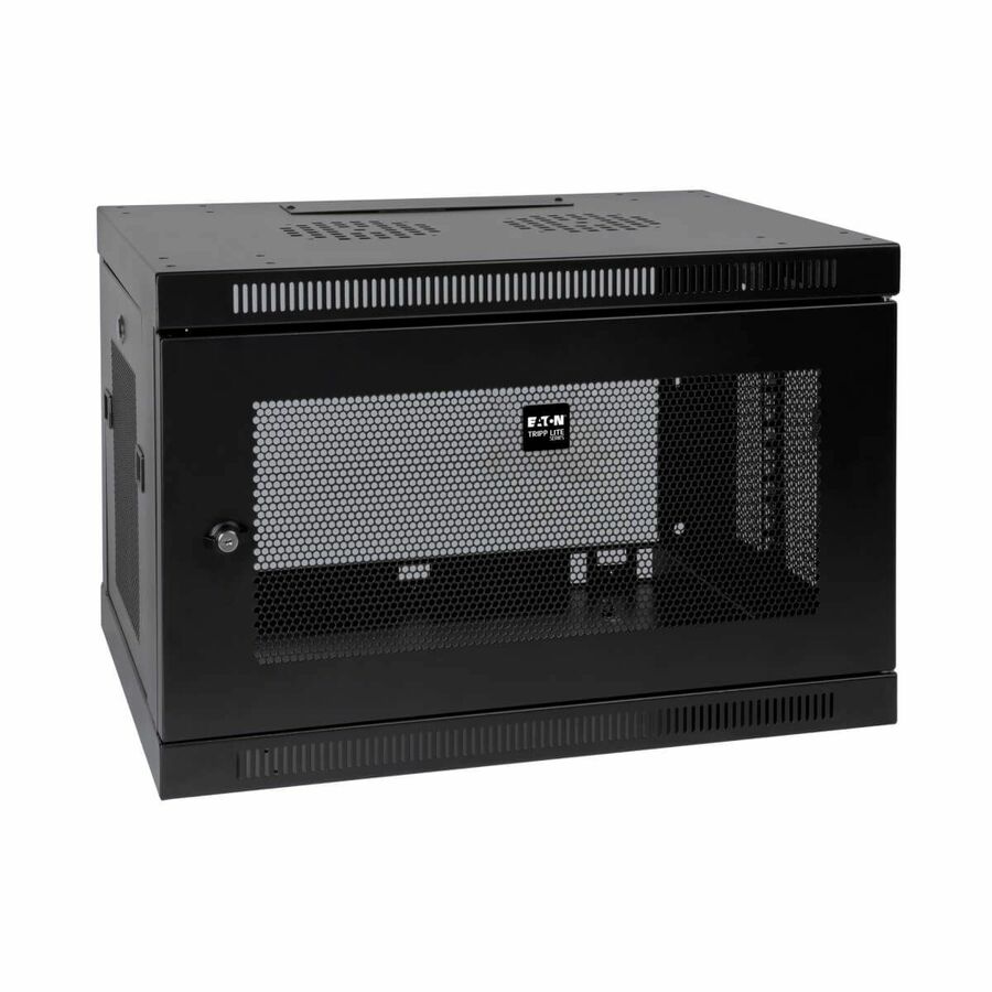 Tripp Lite by Eaton SmartRack 9U Low-Profile Switch-Depth Wall-Mount Mini Rack Enclosure