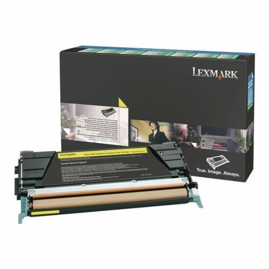 Lexmark Laser Toner Cartridge - Return Program - Yellow - 1 Pack