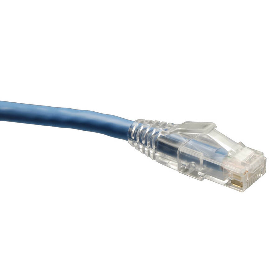 Tripp Lite by Eaton Cat6 Gigabit Solid Conductor Snagless UTP Ethernet Cable (RJ45 M/M) PoE Blue 150 ft. (45.72 m)