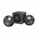 Creative Pebble X Plus 2.1 Bluetooth Speaker System - 15 W RMS - Black