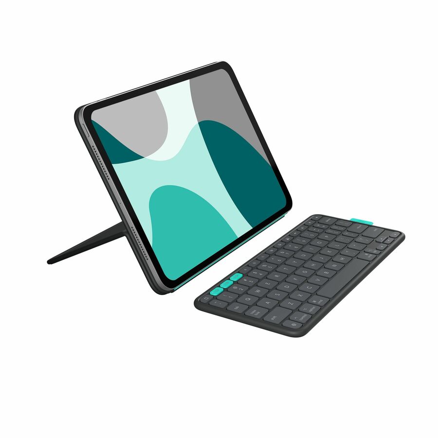 Logitech Flip Folio Keyboard Case for iPad Pro 11-inch (M4 & M5) & iPad Air 11-inch (M2 & M3)(5th Gen - 2024), Graphite