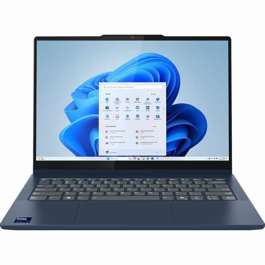 Lenovo IdeaPad 5 14IAL10 83KR003XUS 14" Touchscreen Convertible 2 in 1 Notebook - WUXGA - 60 Hz - Intel Core Ultra 5 225U - 16 GB - 512 GB SSD - English Keyboard - Cosmic Blue