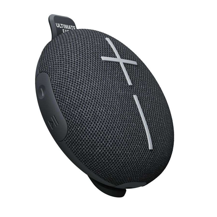 ULTIMATE EARS MINIROLL Ultra-Portable Waterproof Bluetooth Speaker, Big Bass, IP67 Dustproof, 131 ft (40 m) Range - Gentle Black