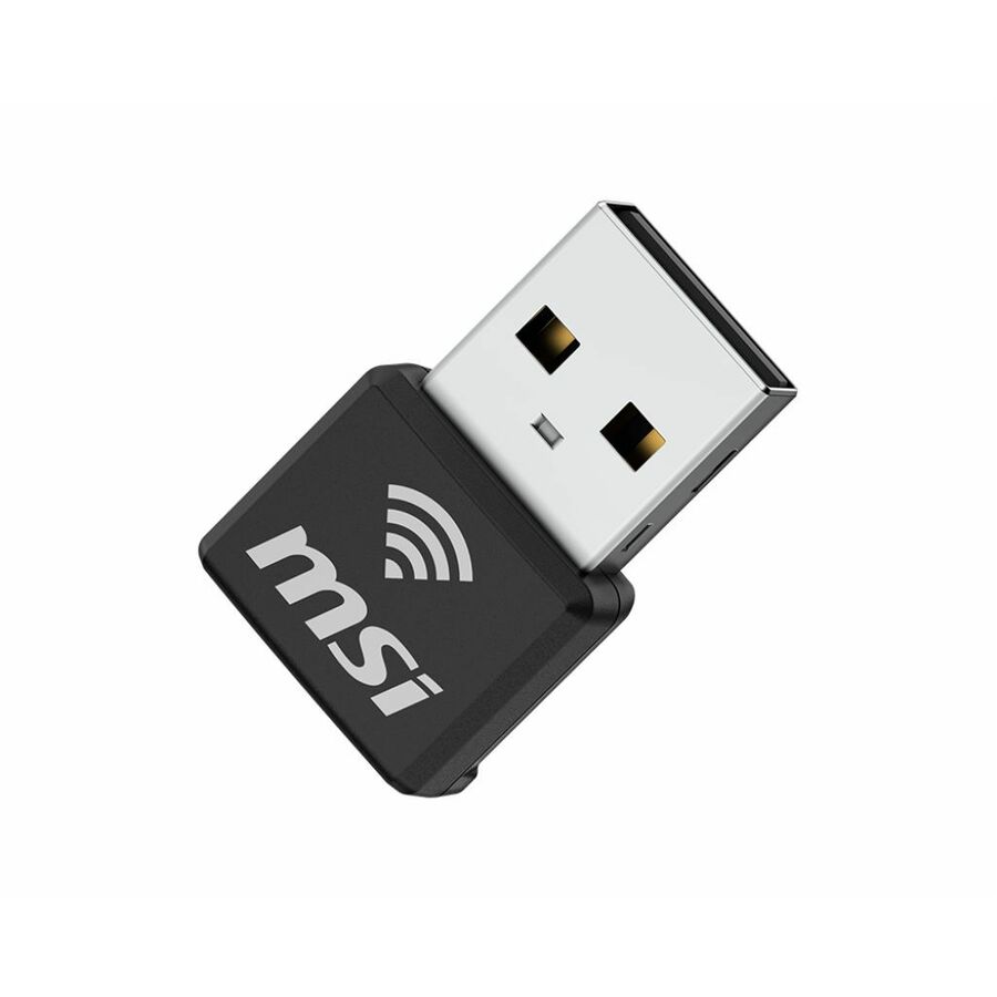 MSI GUAX18N IEEE 802.11 a/b/g/n/ac/ax Dual Band Wi-Fi Adapter for Computer, Notebook
