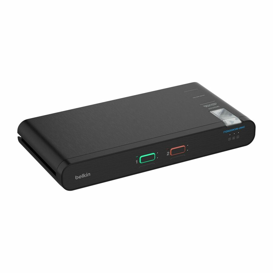 Belkin Cybersecurity and Secure KVM IsoClave RED/BLACK Secure KVM Switch, 2-Port Single Head