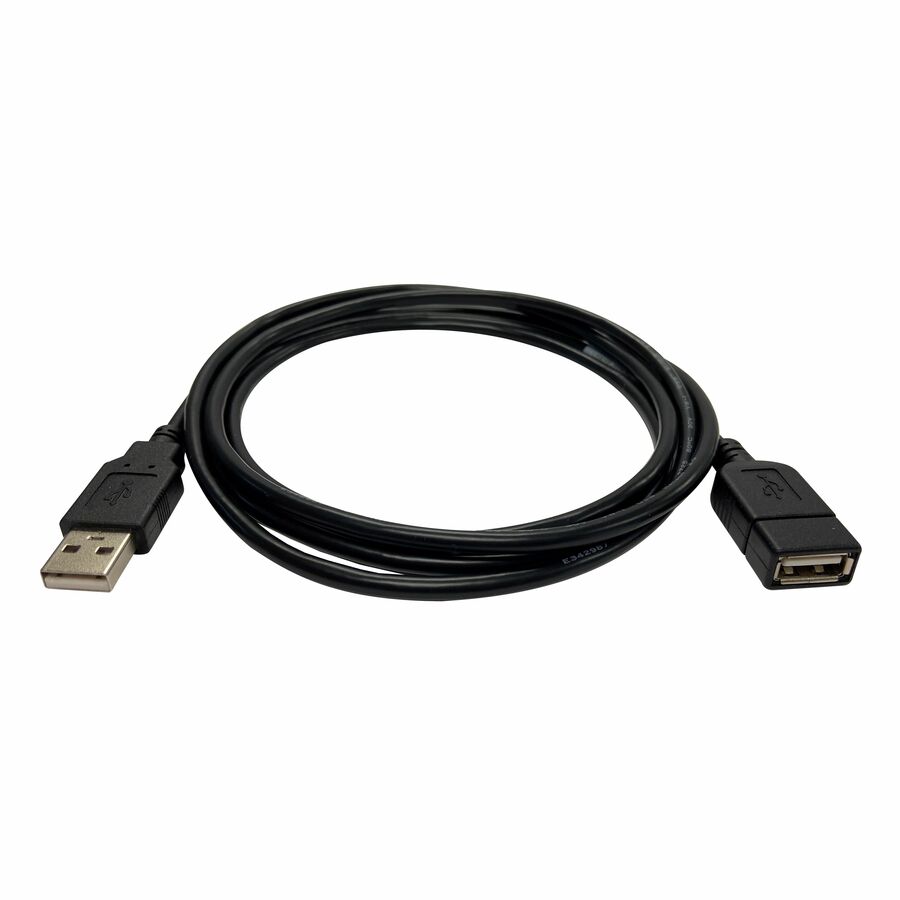Black Box USB 2.0 Extension Cable - Type-A, Male/Female, Black