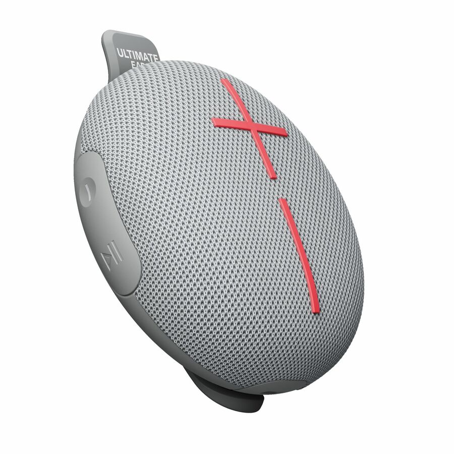ULTIMATE EARS MINIROLL Ultra-Portable Waterproof Bluetooth Speaker, Big Bass, IP67 Dustproof, 131 ft (40 m) Range - Revive Grey