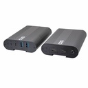 C2G Superbooster 2X4 USB Over Cat6a Extender Switch USB 3.2 GEN1 (5Gbps)
