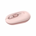 Logitech POP Mouse, Compact and Portable Wireless Bluetooth Mouse With Programmable Buttons and Quiet Clicks, Easy-Switch Between up to 3 Devices, Rose