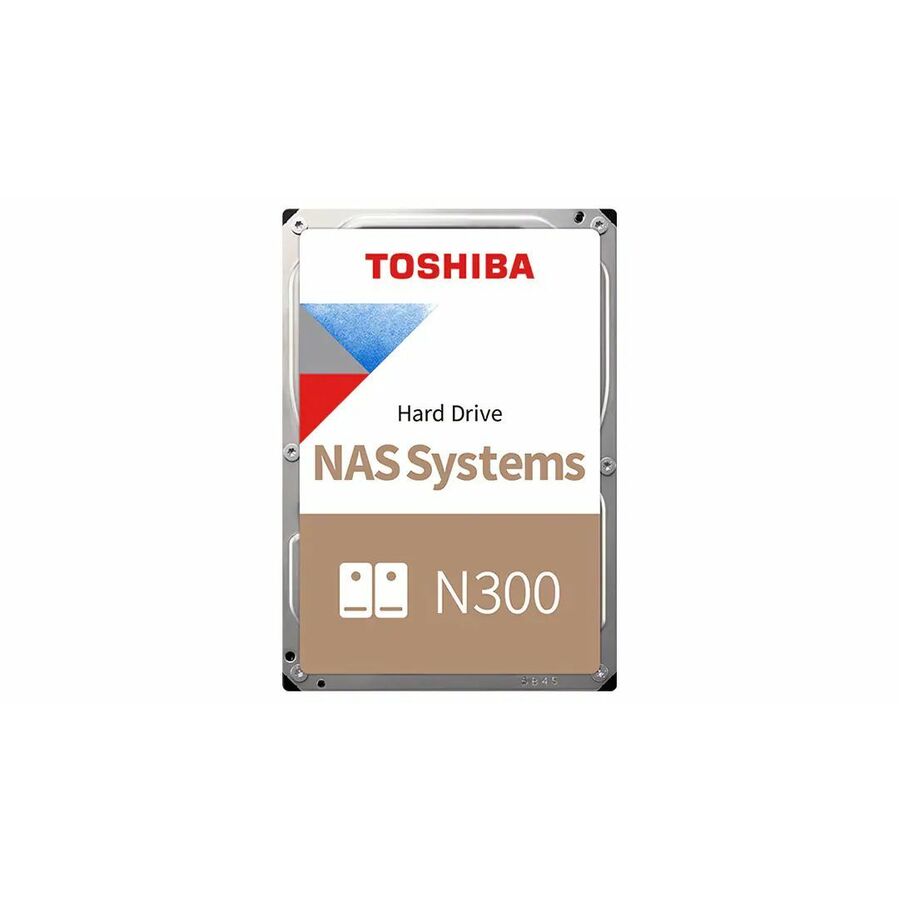 Toshiba N300 HDWG51CXZSTA 12 TB Hard Drive - 3.5" Internal - SATA (SATA/600) - Conventional Magnetic Recording (CMR) Method