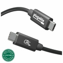 Plugable USB4 Cable with 240W Charging, 3.3 Feet (1M), USB-IF Certified