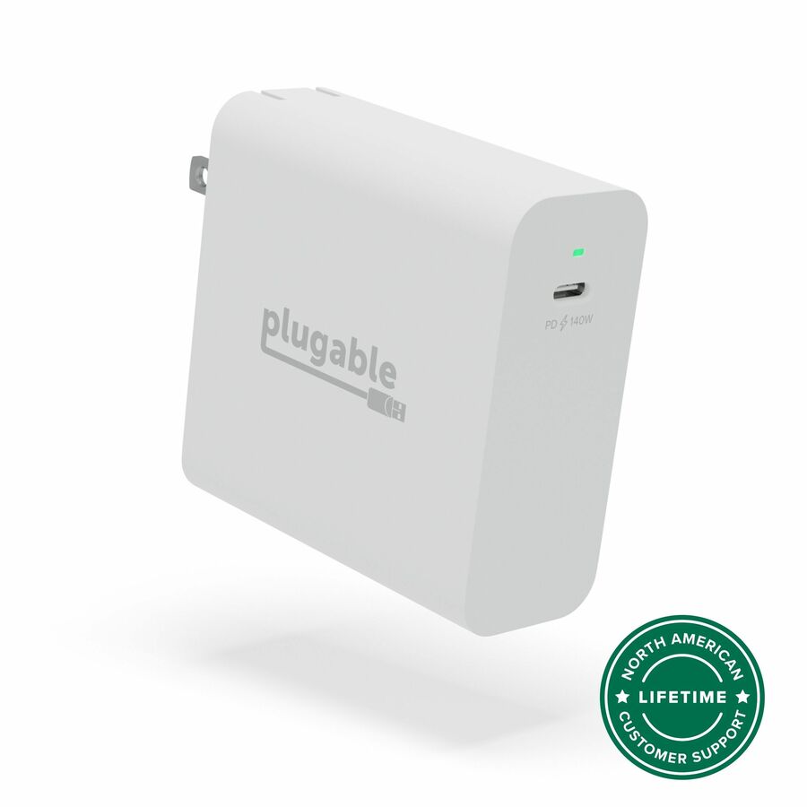 Plugable 140W USB C Charger, GaN Wall Charger for Laptop, PD 3.1 Power Adapter