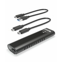 Plugable USB C to M.2 NVMe Tool-free Enclosure USB C and Thunderbolt 3 Compatible up to USB 3.1 Gen 2 Speeds (10Gbps).