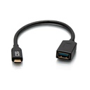 C2G USB-C Male to USB-A Female Adapter Converter - USB 3.2 Gen 1 (5Gbps)