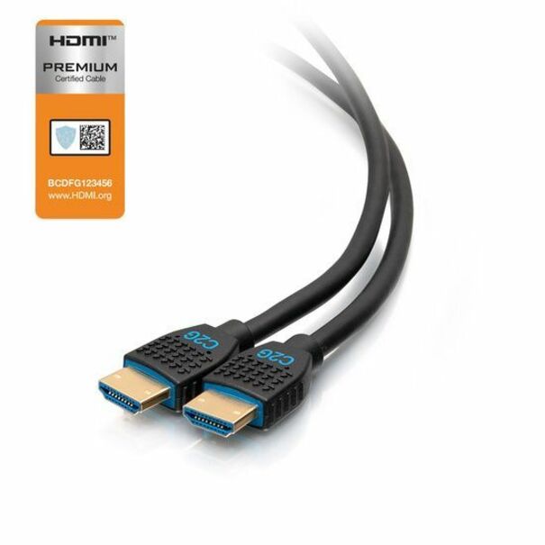 C2G 3ft 4K HDMI Cable with Ethernet - Premium Certified - High Speed - 60Hz