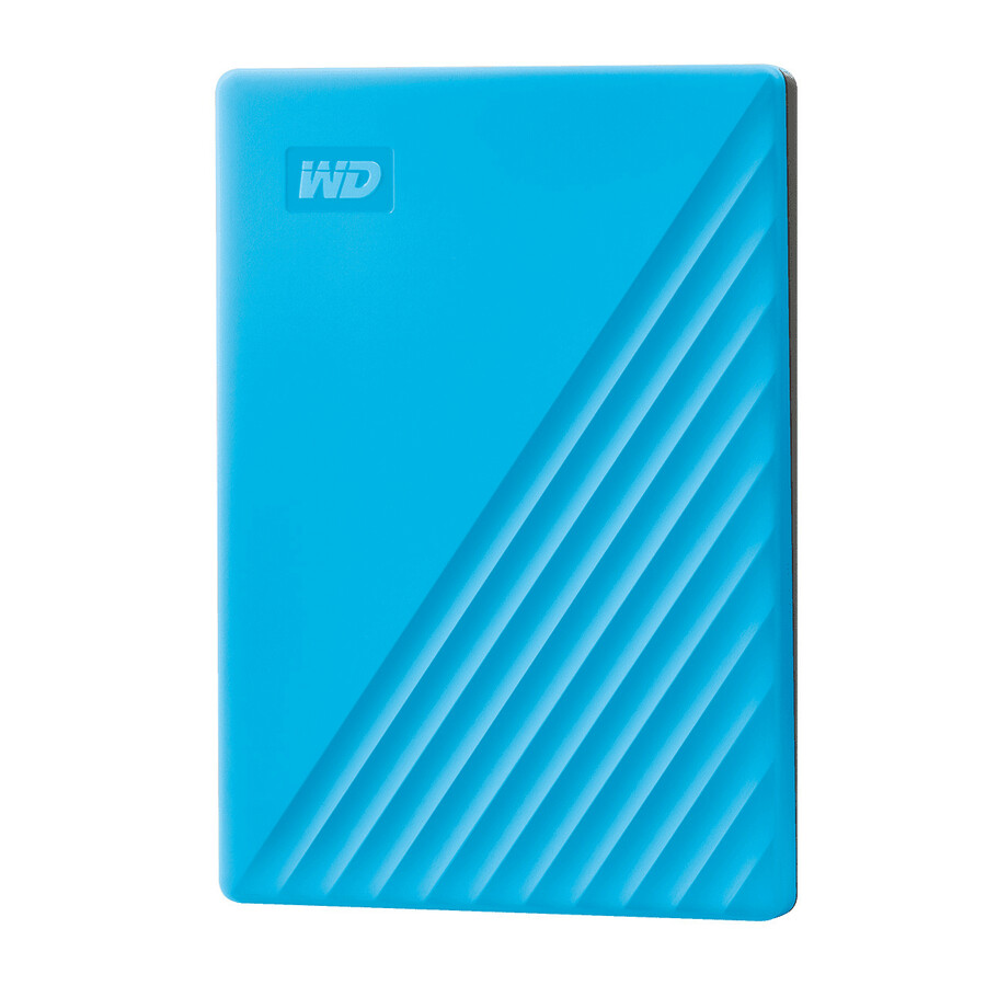 WD My Passport WDBPKJ0040BBL-WESN 4 TB Portable Hard Drive - External - Blue