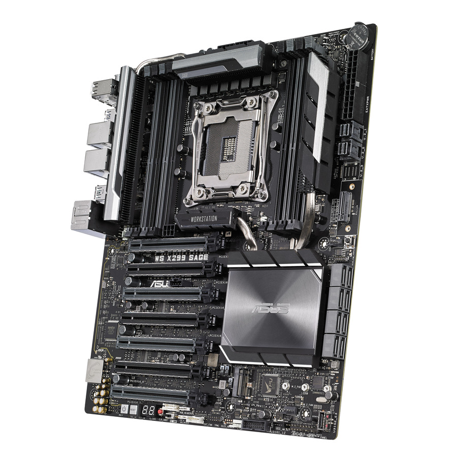 Asus WS X299 SAGE Workstation Motherboard - Intel X299 Chipset - Socket R4 LGA-2066 - Intel Optane Memory Ready - SSI CEB