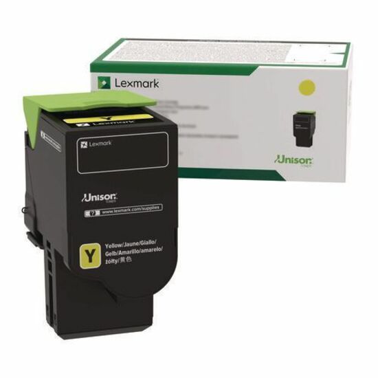 Lexmark Unison Original Extra High Yield Laser Toner Cartridge - Yellow - 1 Each