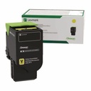 Lexmark Unison Original Extra High Yield Laser Toner Cartridge - Yellow - 1 Each