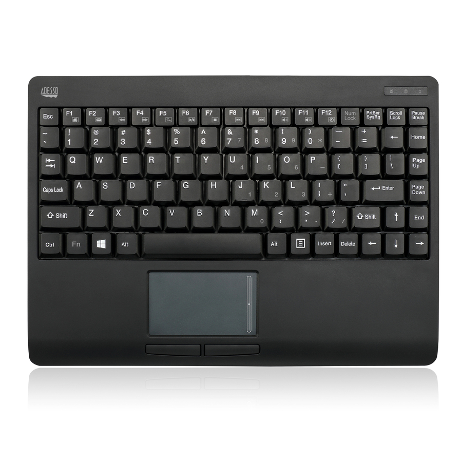 Adesso Wireless Mini Touchpad Keyboard