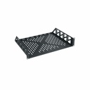 Middle Atlantic 2RU Utility Rack Mount Shelf - 14.8in Depth Vented Rack Shelf