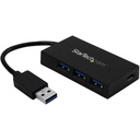 StarTech 4 Port USB 3.0 Hub, USB Type-A to 1x USB-C & 3x USB-A SuperSpeed 5Gbps, USB Bus Powered, Portable/Laptop USB Hub, TAA
