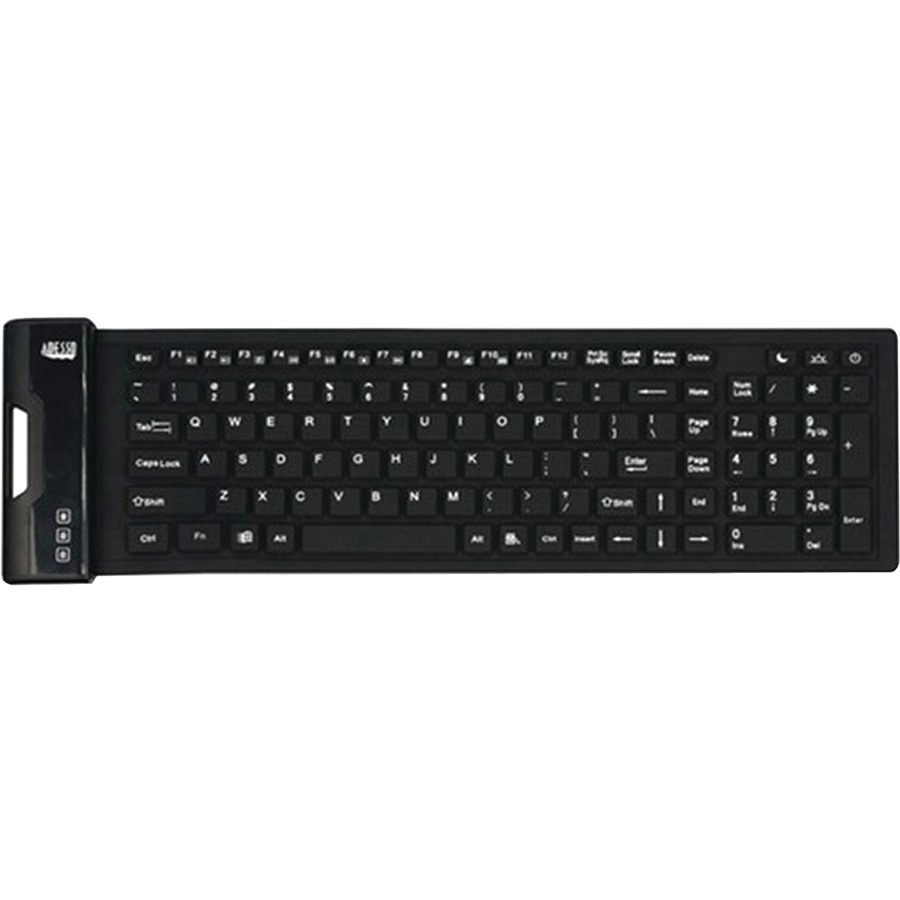 Adesso Antimicrobial Waterproof Flex Keyboard (Compact Size)
