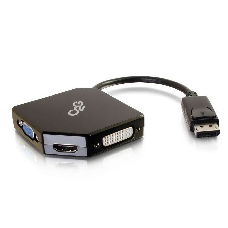 C2G DisplayPort to HDMI, VGA, DVI Adapter Converter - M/F