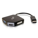 C2G DisplayPort to HDMI, VGA, DVI Adapter Converter - M/F