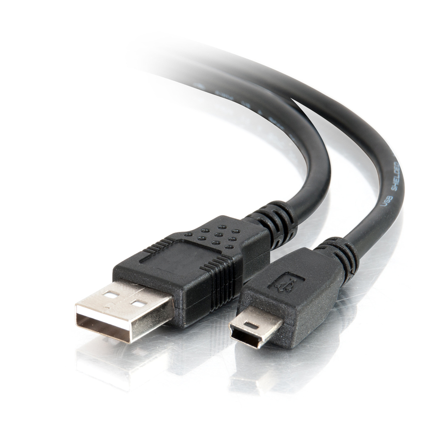 C2G 2m USB Cable - USB 2.0 A to USB Mini B - M/M