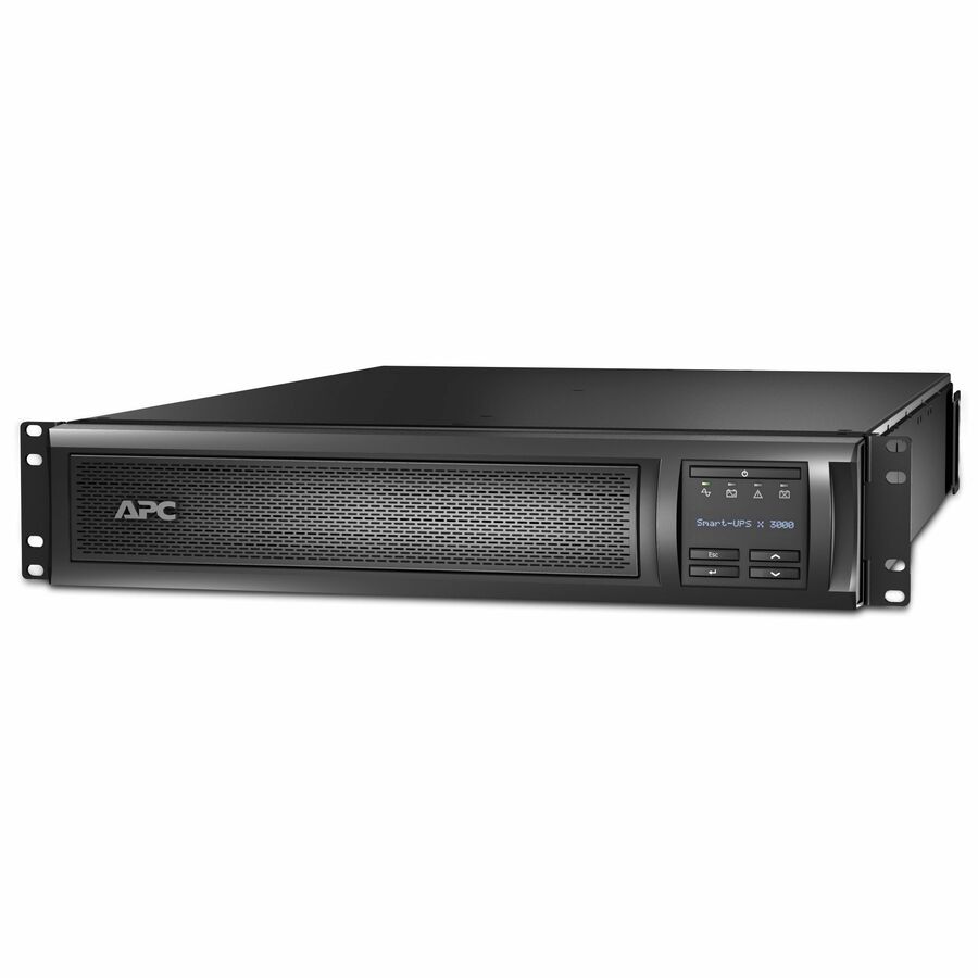 APC Smart-UPS X, Line Interactive, 3kVA, Rack/tower convertible 2U, 100V-127V, 3x 5-15R+3x 5-20R+1x L5-30R NEMA, NMC, Extended runtime, W/rail kit