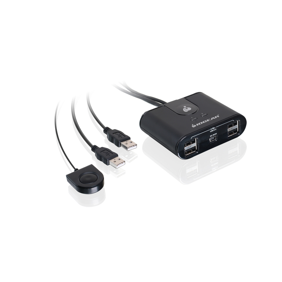 IOGEAR 2x4 USB 2.0 Peripheral Sharing Switch