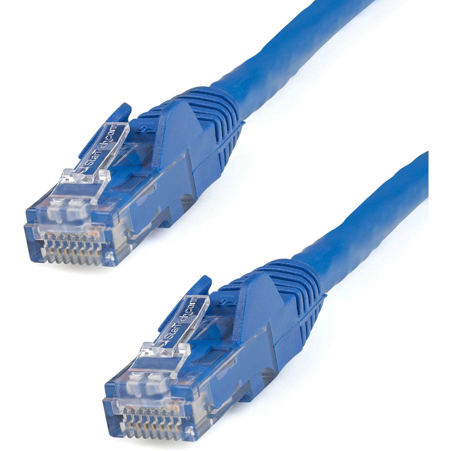 StarTech 100ft CAT6 Ethernet Cable - Blue Snagless Gigabit - 100W PoE UTP 250Mhz Category 6 Patch Cord UL Certified Wiring/TIA