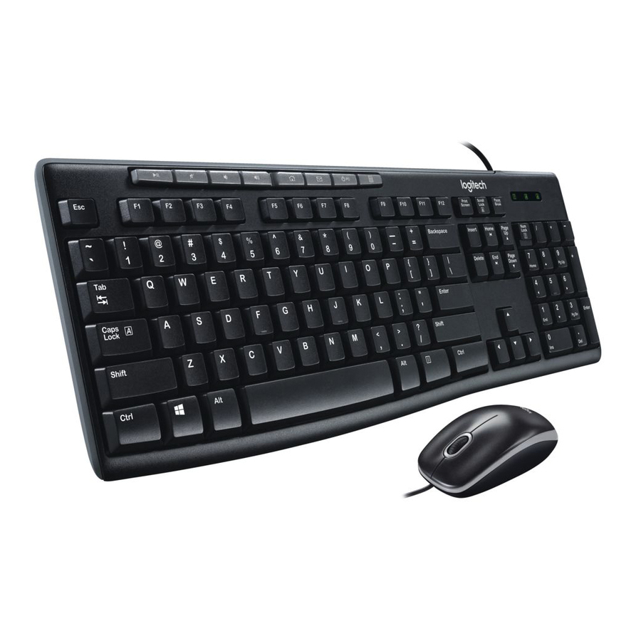 MK200 Media Corded Keyboard and Mouse Combo