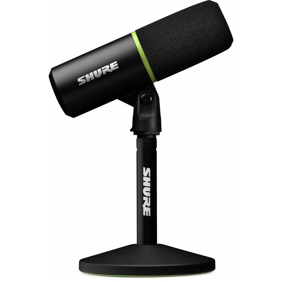Shure MV6 Wired Dynamic Microphone for Gaming, Computer, Voice, Recording, Notebook, Headset, Live Streaming, Vocals, Singing, Music - Black