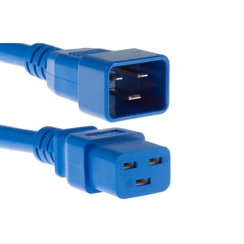 Unirise 6ft Blue Power Cord C19-C20