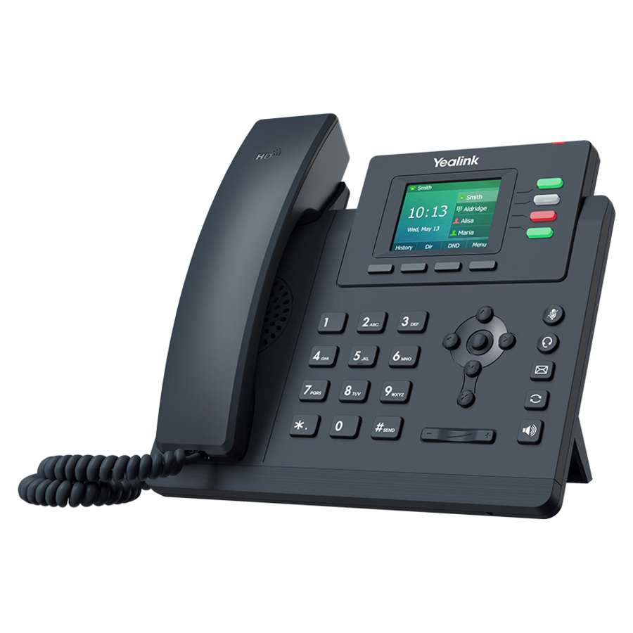 Yealink SIP-T33G IP Phone - Corded/Cordless - Corded - Wall Mountable, Desktop - Classic Gray