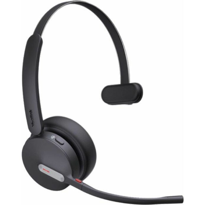 Yealink BH70 Headset - Microsoft Teams Certification - Mono - Wireless - Bluetooth - 164 ft - 20 Hz to 20 kHz - Over-the-head - Monaural - Supra-aural - MEMS Technology, Noise Cancelling Microphone