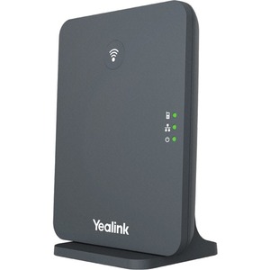 Yealink W70B Phone Base Station - IP DECT - 984.25 ft Range - 10 x Handset Supported - 20 Simultaneous Calls - Classic Gray