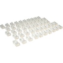 Tripp Lite by Eaton Cat5e RJ45 Modular In-Line Connectors for Stranded Cat5e Cable 50-Pack TAA