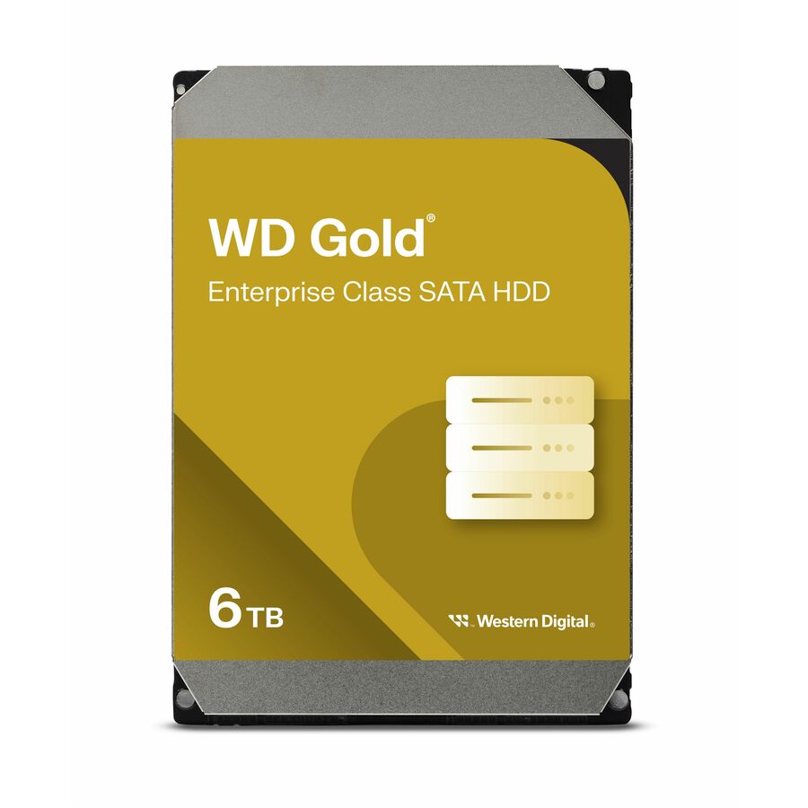 WD Gold WD6004FRYZ 6 TB Hard Drive - 3.5" Internal - SATA (SATA/600)