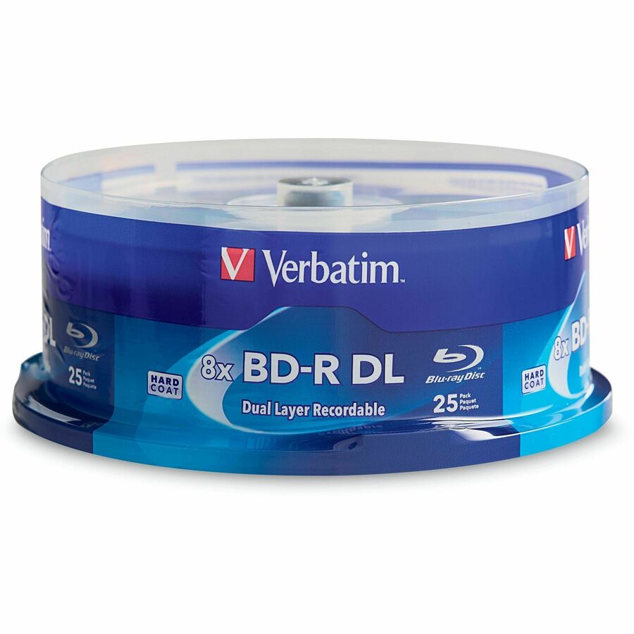 Verbatim BD-R DL 50GB 8X Verbatim, Hard Coat, 25pk Spindle