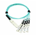 Axiom 100GBASE-AOC QSFP28 to 4 SFP28 Active Optical Cable Juniper Compatible 5m
